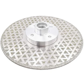 

Hot Sale 1Pc Electroplated Diamond Cutting Disc Double-Sided Coated Diamond Granite Marble Cutting Wheel