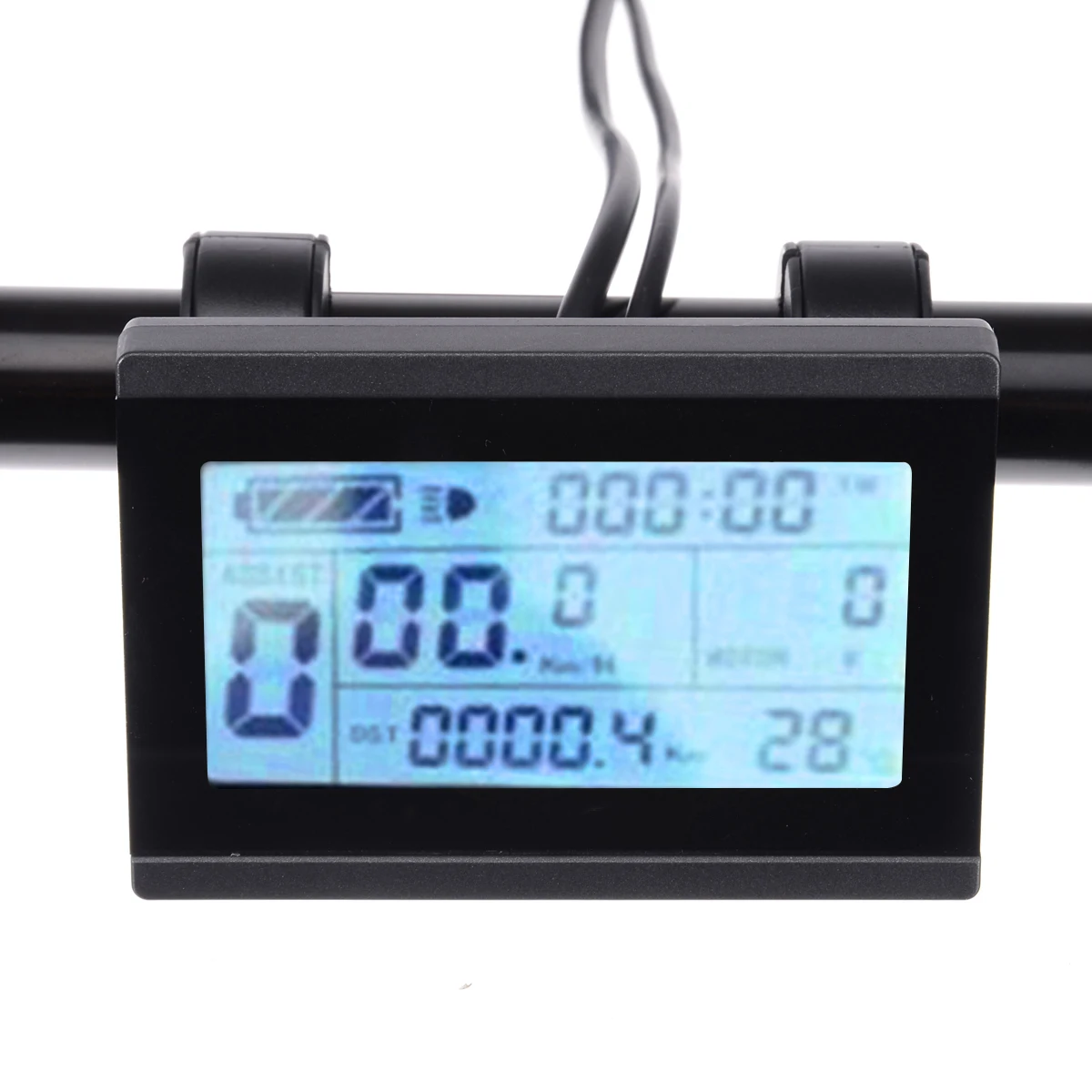 1 Set Multifunctional Easy Installation Electric Bike LCD3 Temperature Display Meter Panel for 24/36/48V KT Series Controllers