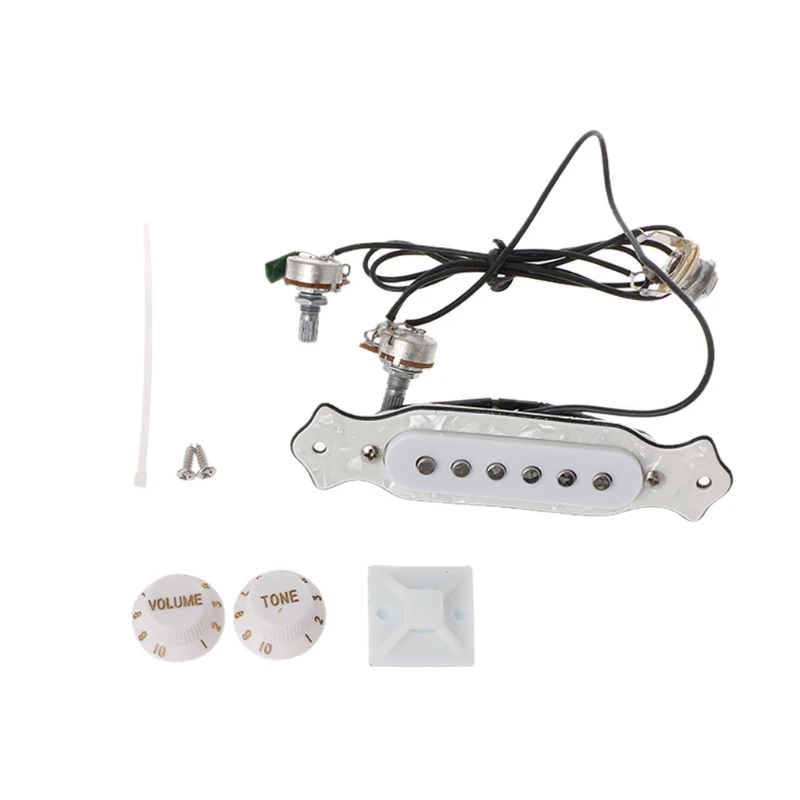Acoustic Guitar Soundhole Pickup 6 String For Cigar Box Guitar Parts Accessories M7DC
