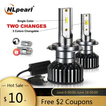 

NLpearl H4 LED H7 H11 H8 9006 HB4 H1 H3 9005 HB3 Auto Lamp Car Headlight Bulbs 50W 12000LM 6500K 4300K 8000K 3000K Led Fog Light