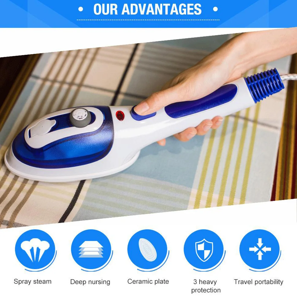 Garment Steamer Household Steamer with Steam Iron Brushes for Ironing Clothes For Home 110V Iron Machine