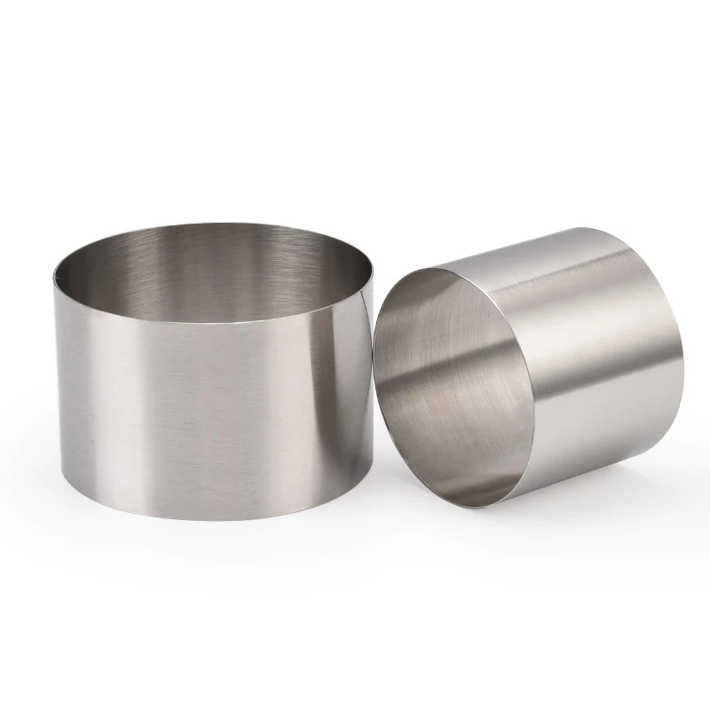 Round Shaped Stainless Steel Mousse Ring Mold DIY Cake Cutter Mould Kitchen Bakeware Mould Decoration Tools Baking Accessories1
