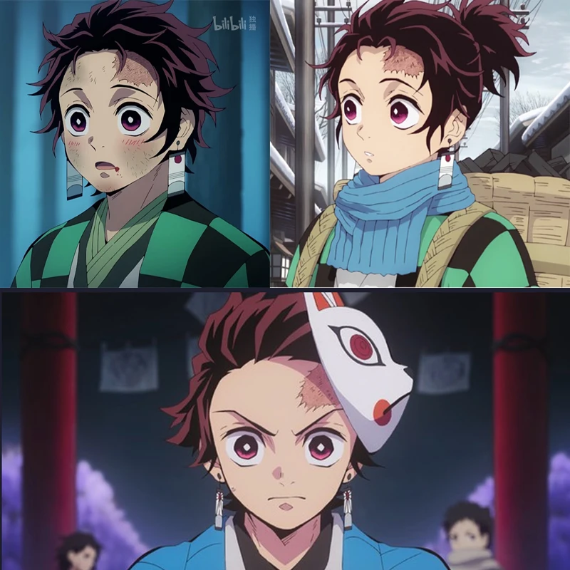 Аниме демон убийца Kimetsu no Yaiba брелок Brinco клинок призрака чокер Kamado Tanjirou брелки косплей ювелирные изделия