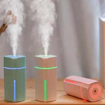 

Portable Air Humidifier 280ML USB Ultrasonic Humidifiers Aromatherapy Essential Oil Diffuser For Car Colorful Lamp Air Purifier