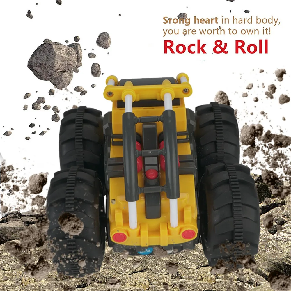 Intelligent 1:24 Remote Control Waterproof RC Stunt Car 360°Rotating Tumbling Truck Kids kids toys juguetes brinquedos игрушки