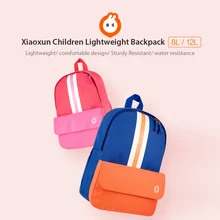 Xiaomi Xiaoxun 8/12L водонепроницаемый детский школьный рюкзак Детский рюкзак для мальчиков и девочек школьные сумки подарок для детей рюкзаки