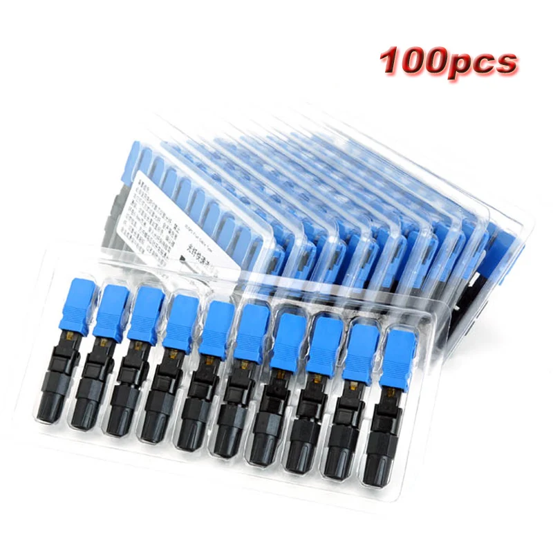 100 шт. Быстрый conector ftth SC UPC D одномодовый SC/UPC быстрый соединитель upc