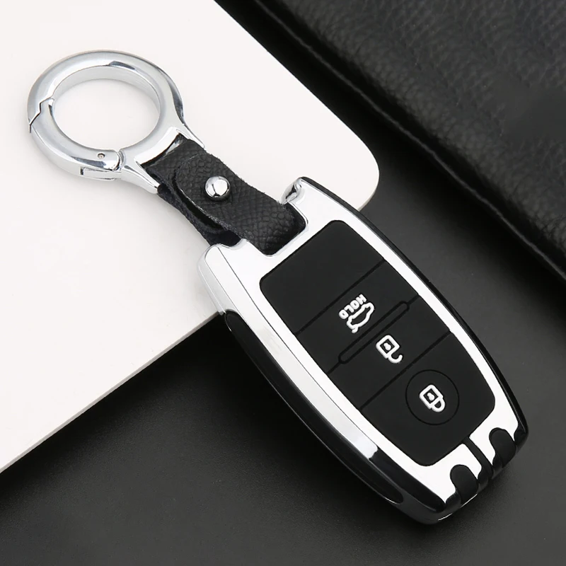 

Zinc Alloy+Silicone Car Remote Key Case Cover For Kia Rio Sportage 4 Ceed Sorento Cerato K3 Forte Optima K5 Picanto Accessories