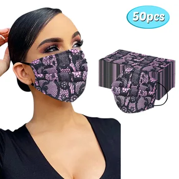 

Personal Health Care Adult Mask Wegwerp Ear Loop Mond Masker Disposable Face Mask 3Ply Ear Lace masques Mascarillas 20/30/50PCS