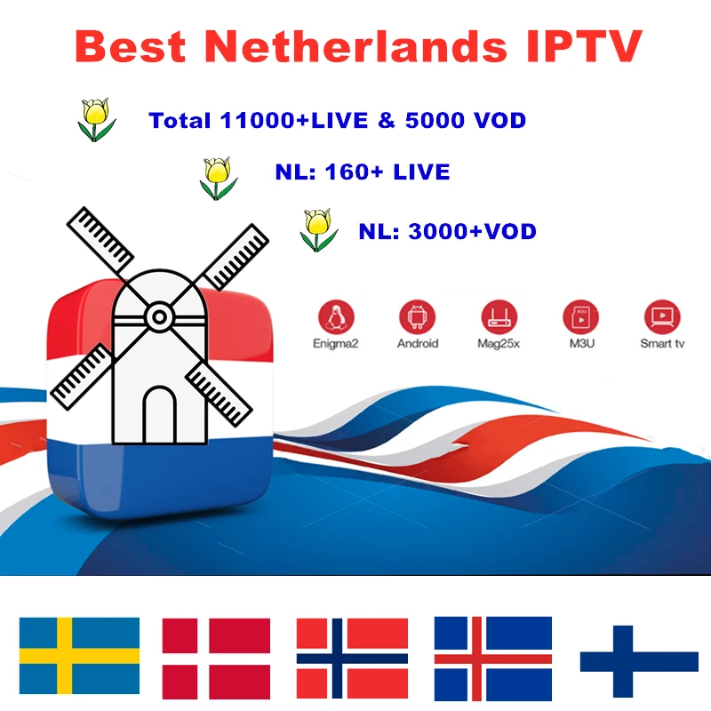 

Nederlands iptv 7000+ HD live subscription android tv box europe france netherlands sweden Germany iptv dutch m3u smart tv box