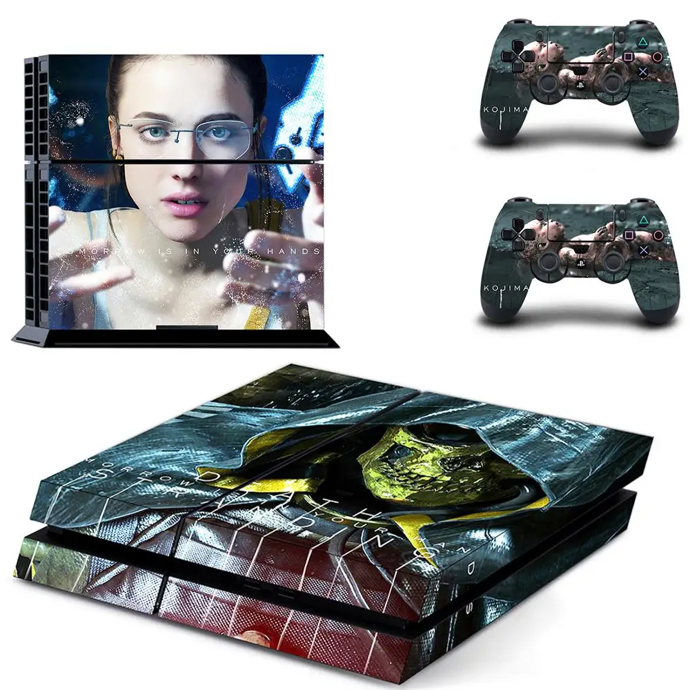 QPTM0430 Death Stranding PS4 наклейка s Play station 4 кожа PS 4 Наклейки полное покрытие для playstation 4 PS4 консоли и контроллера Skins - Цвет: QPTM0430