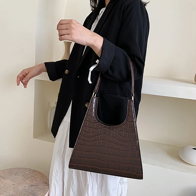 

Fashion Leisure Pattern PU Leather Crossbody Bags for Women Retro Handbags Shoulder Hand Bag Tote