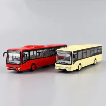 

1/87 scale plastic bus model kids BUS vehicle gift collection simulation static decoration children collect for souvenir display