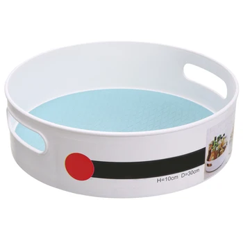 

Non-Slip Rotating Storage Tray Storage Box Desktop Candy Box Organizer For Use Kitchen Living Room Bathroom Dressing Room