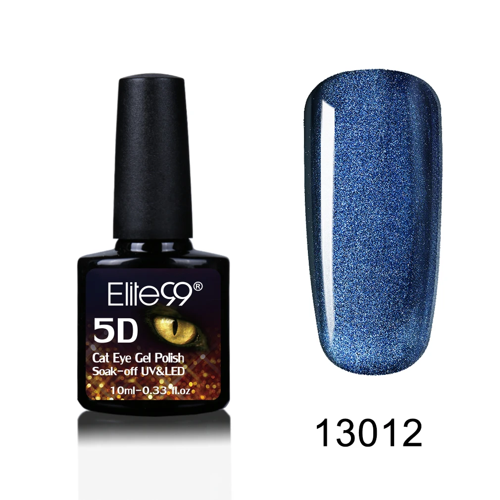 Elite99 дизайн ногтей 5D кошачьи глаза УФ-гель для ногтей Хамелеон Magentic Led гель лак для ногтей нужен магнит палочка Полупостоянный светодиодный гель - Цвет: R-5DHMY13012