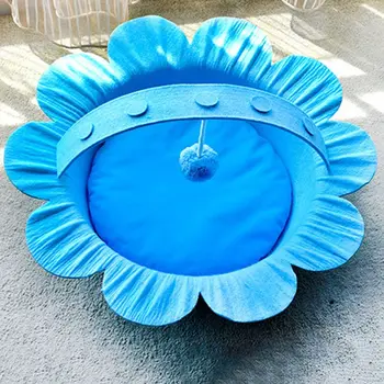 

Washable Warming Cat Bed House, Round Soft Cat Beds,Pet Sofa Kitten Bed