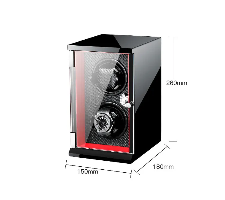 Автоматические часы Winder Box Uhrenbeweger механический дисплей 2 слота мужские часы автоматические