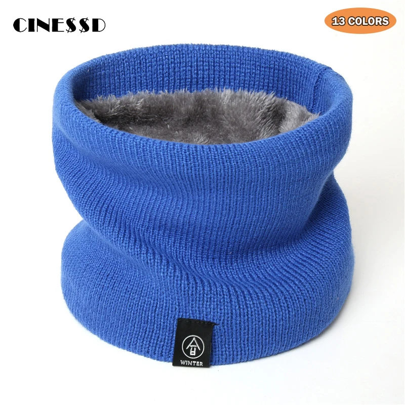 

Fashion Unisex Winter Scarf Women Knitted Ring Scarves Winter Autumn for Ladies Childrens Neck Warmer Thicken Wool Scarf Cotton