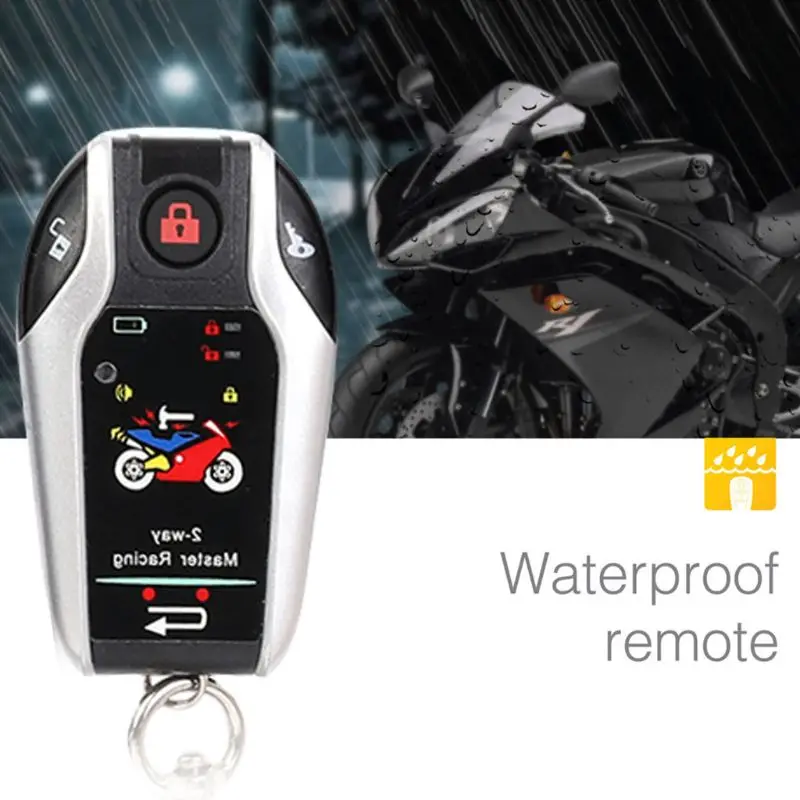

12V Two Way Motorcycle Alarm Anti-theft Security System With Microwave Sensor 57BA