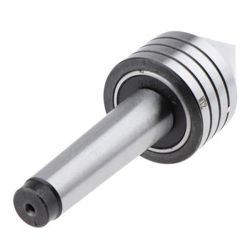 

120mm / 4.7in Heavy Duty Steel Support Lathe Attachment MT2 Rotary Live Center High Speed Turning
