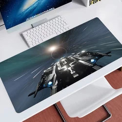 Estrela citizen mouse almofada grande gamer kawaii acessórios de jogos teclado velocidade borda bloqueio borracha moda mesa tapete portátil mousepad