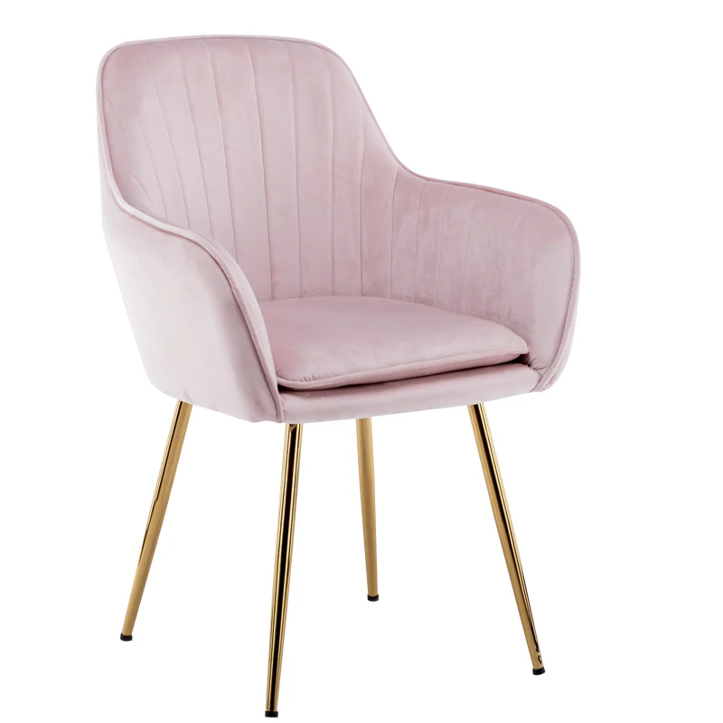 

Nordic Dining Chair Chair Makeup Chair Nail Tea Shop Chair Dining Chair Light Luxury Negotiation Chair Back Chair