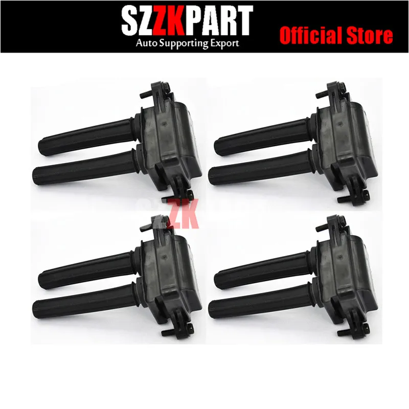 

4 PCS IGNITION COIL FOR CHRYSLER 300C DODGE CHARGER DURANGO JEEP COMMANDER GRAND CHEROKEE III 5.7L 6.1L V8 (03-12) 56029129AA