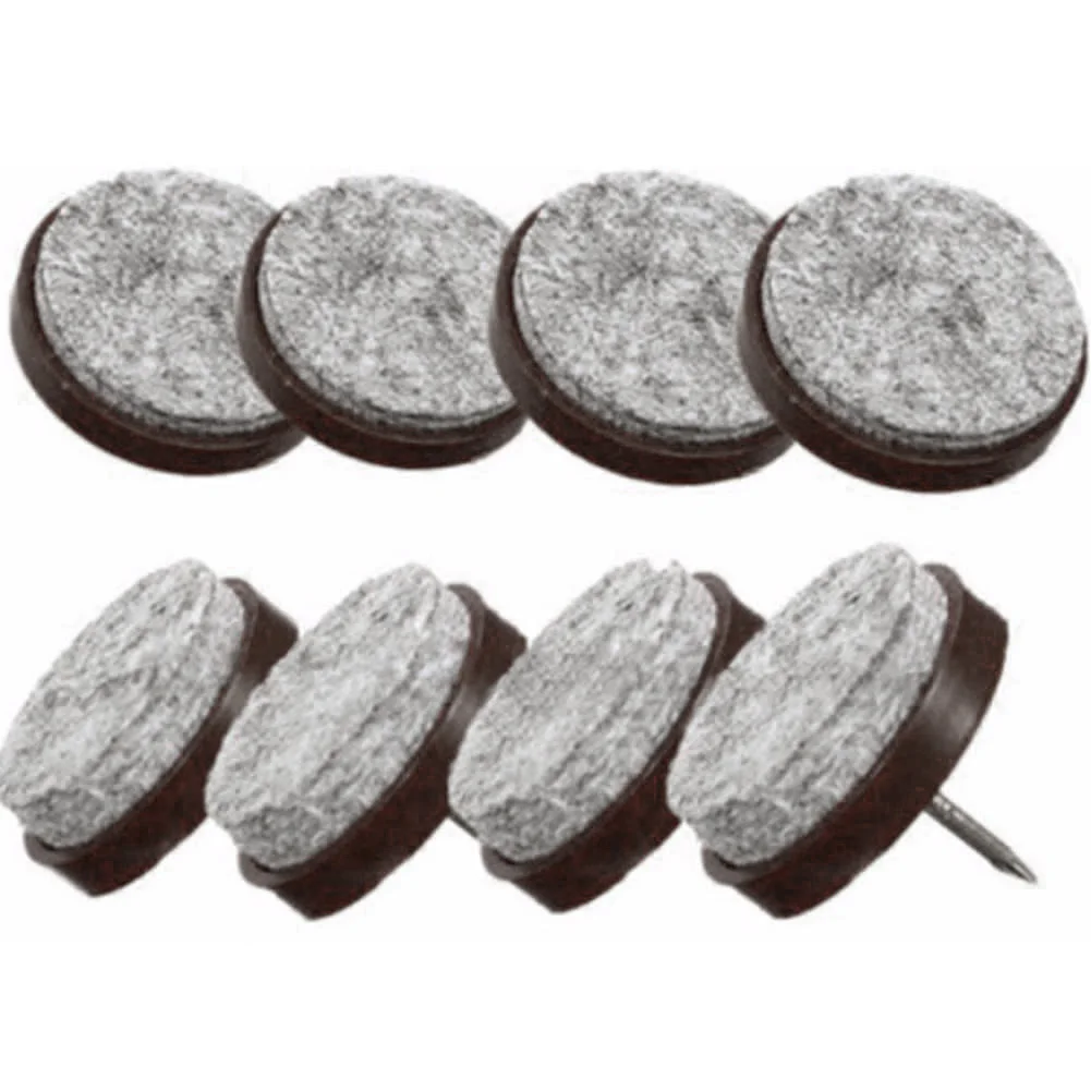 

High quality Felt Feet Pad Skid Glide Furniture Nail Protector Floor Table Chair Leg 17mm/20mm/22mm/24mm/28mm