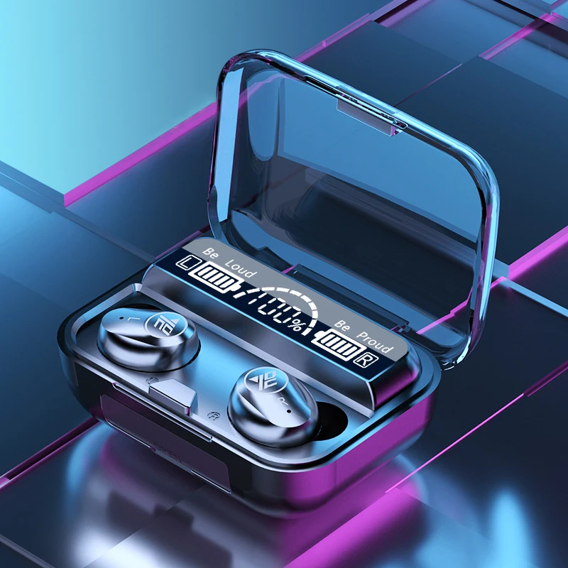 Новые беспроводные Спортивные Bluetooth наушники с сенсорным цифровым дисплеем для