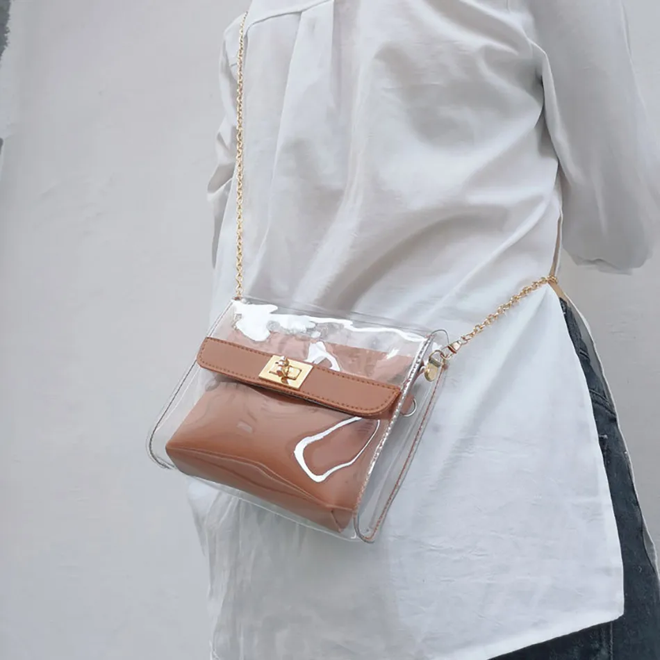 transparent mini handbag
