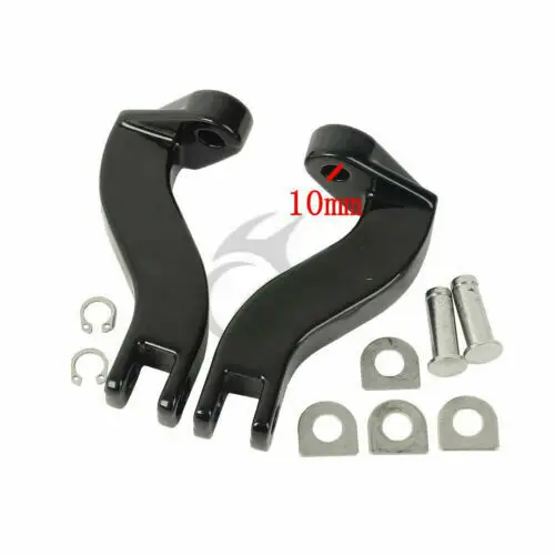 Mounting Brackets Мотоциклетные Подножки Монтажный кронштейн комплект для Harley Touring Road King Road Glide 1993 - Цвет: Mounting Brackets