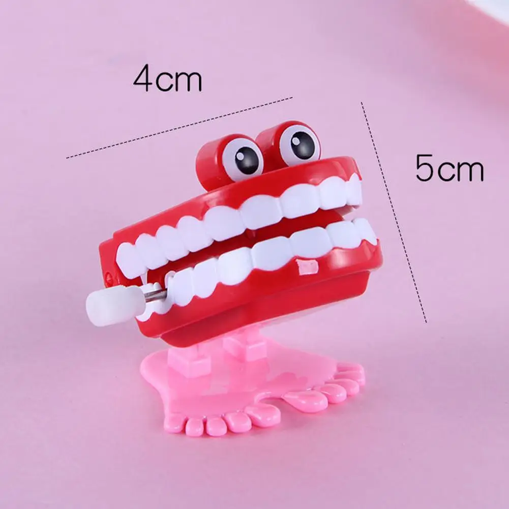 Cute Funny Chattering Jumping Clockwork Toy Mini Children Christmas Toys Gift 