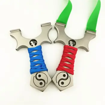 

Powerful new high-quality hunting stainless steel slingshot and rubber band outdoor shooting game slingshot 2020 new