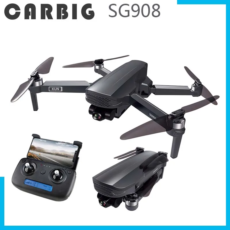 2021 Новый SG908 Дрон 3 осевому гидростабилизатору 4K Камера 5G Wi Fi GPS FPV Профессиональный 50X складного