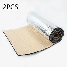 2 шт. авто автомобильный межсетевой экран тепловая защита утепление ковриками звукоизоляция дверной коврик теплоизоляционная пенопластовая панель 50*200 см Универсальная