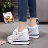 Summer Lace-up Breathable Women Sandals Wedges Chunky Heels Height Increasing Paltform Female Ladies Shoes Zapatos De Mujer ► Photo 2/6