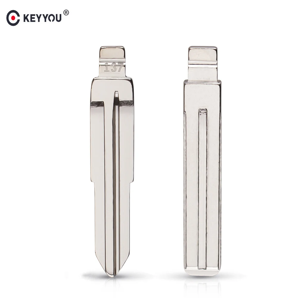 

KEYYOU Uncut 92# 137# Car Filp Key Blank Blade For Ssangyong Kyron Korando New Actyon C200 S170 ACTYON KYRON REXTON