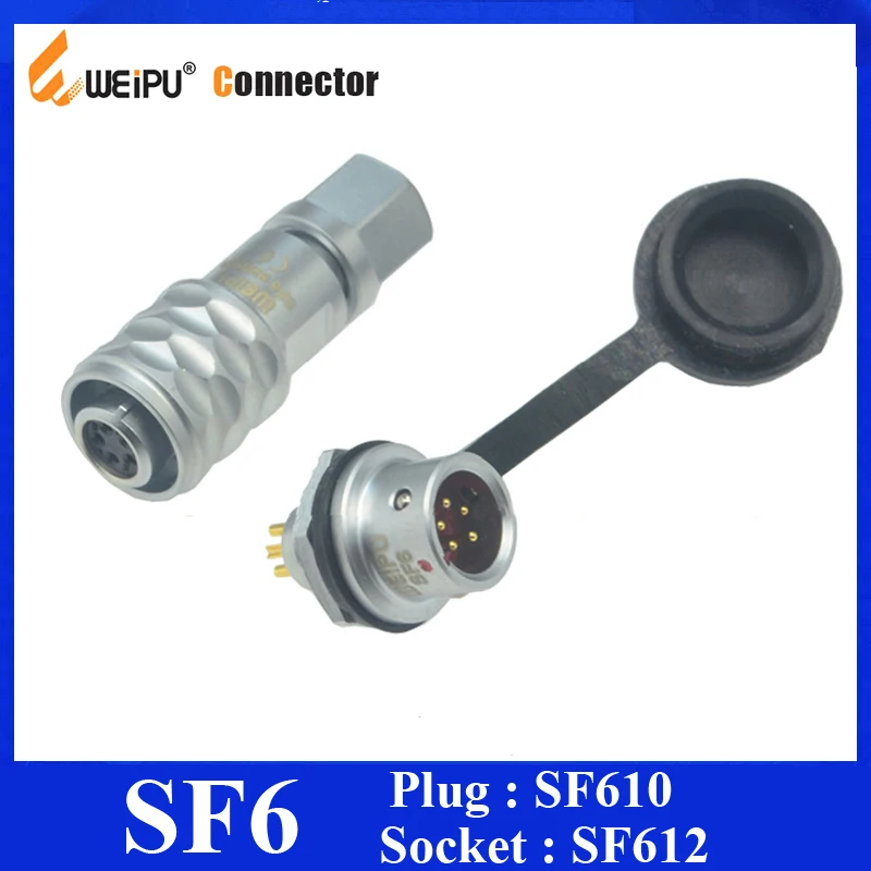 Оригинальные Weipu SF6 водонепроницаемый разъем IP44 2 3 4 5 контактный гнездовой штекер