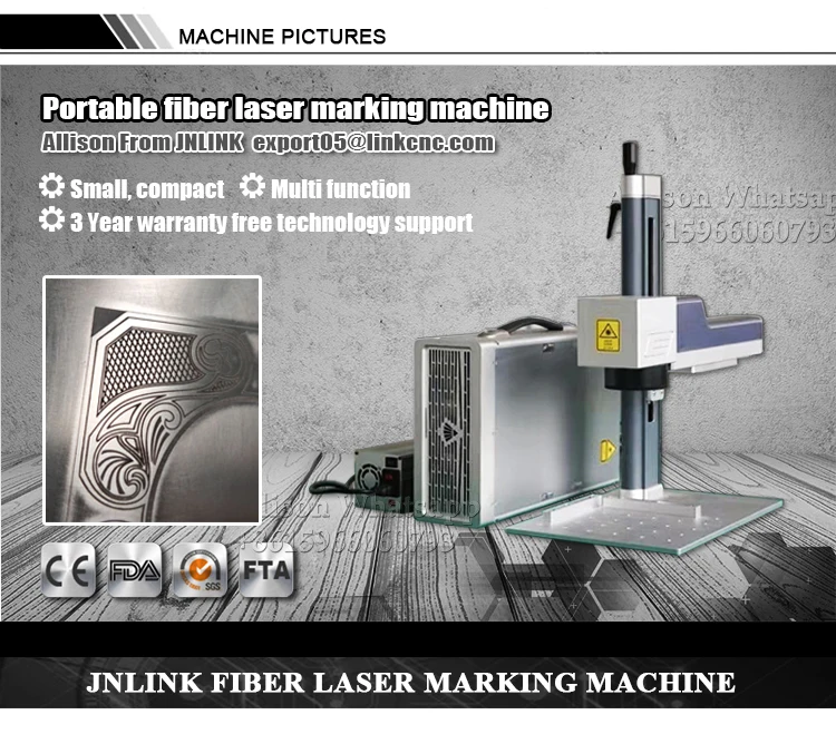 Raycus portable fiber laser marking machine 20W 30W-1