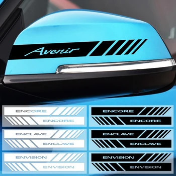 

Car Rearview Mirror Side Reflective Sticker Decoration Decals For Buick encore Avenir envision regal excelle lacrosse verano