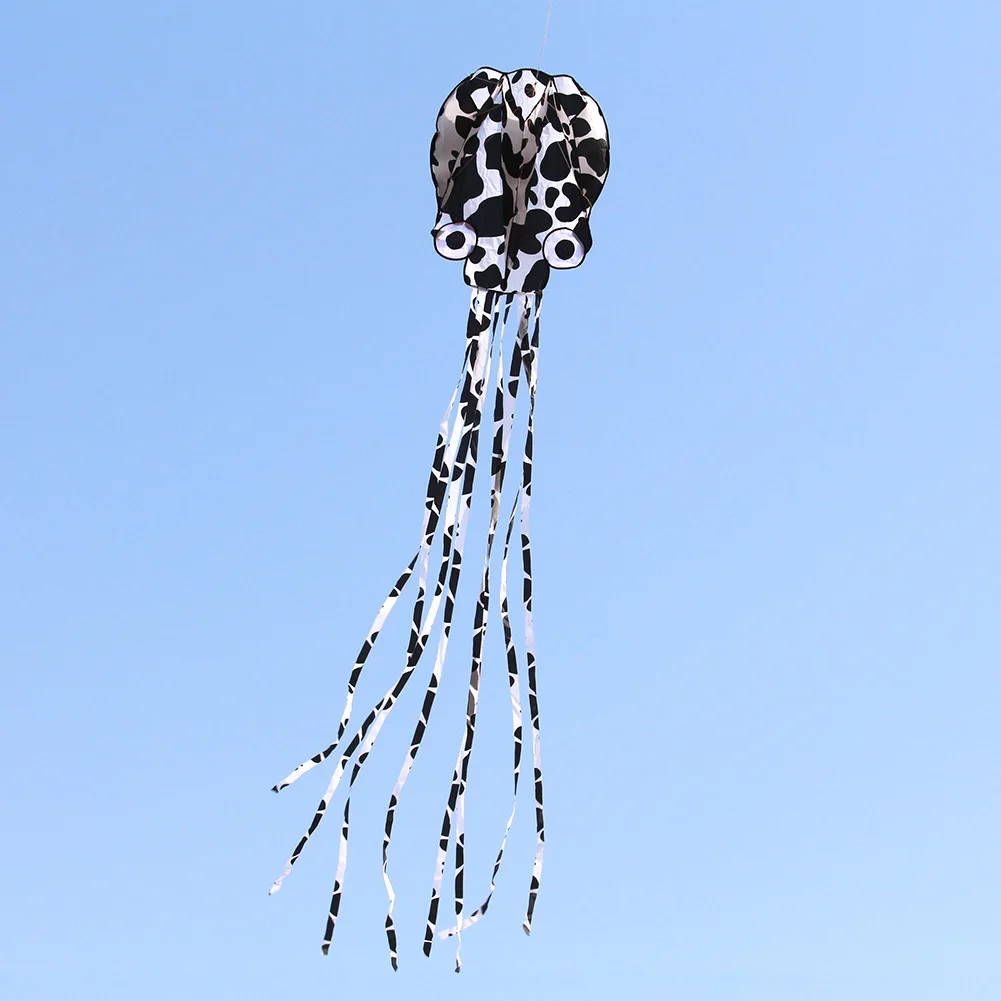 4m Single Line Spot Octopus rahmenloser Drachen Outdoor-Software Flying Kite Kin 
