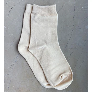 

New Harajuku Retro Cute Cotton Women Lady Loose Socks Autumn Winter In Tube Korean Japanese Socks Color Yellow