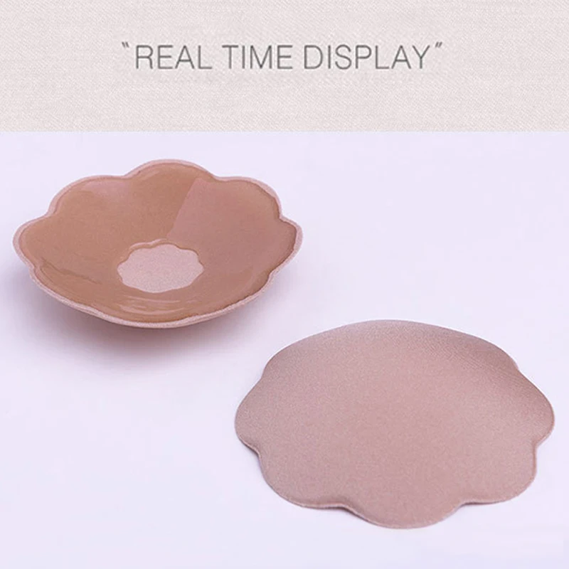 2pcs Sexy Bras For Women Strapless Silicone Adhesive Bra Invisible Push Up Breast Lift Tape Seamless Sticky Bra Lingerie Pads Bh