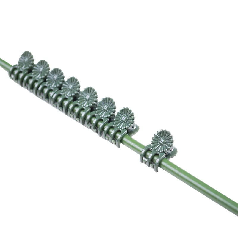 20 pcs plant clips 20pcs Plant Support Clips Garden Clips Flower Orchid Stem Clips for Vine Support Farm Flowers TomatoTied Bundle Branch Clamping - Цвет: 20 pcs plant clips