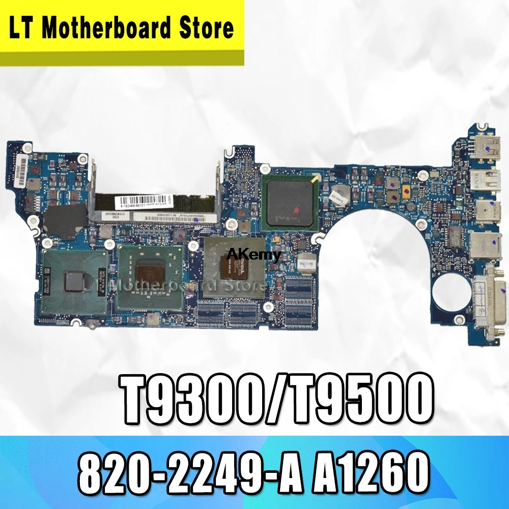 820-2249-A материнская плата для ноутбука Apple MacBook Pro A1260 оригинальная материнская плата T9300/T9500