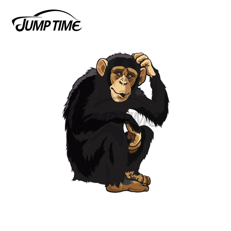 JumpTime 13x6 2 см для обезьяны забавная красивая наклейка сделай сам наклейки с
