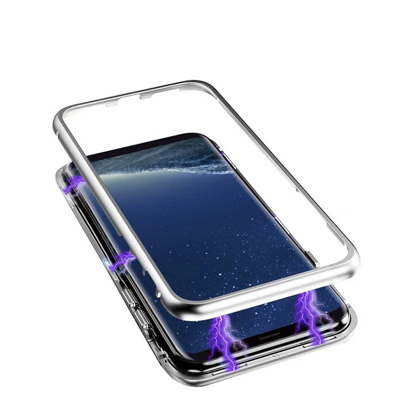 Магнитный чехол с полным корпусом для Samsung Galaxy S10 Plus A50 Note 10 Pro бампер задняя крышка