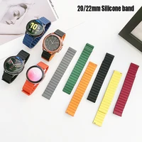 Cinturino magnetico in Silicone 20mm 22mm per Samsung Galaxy Watch 4 46mm 42mm Gear S3 attivo 2 40 44mm cinturino per Huawei Amazfit bip loop