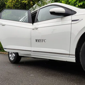 

Stainless Steel Chrome Door Side Line Body Molding Cover Trim for VW POLO Hatchback 2019 2020 6pcs/set