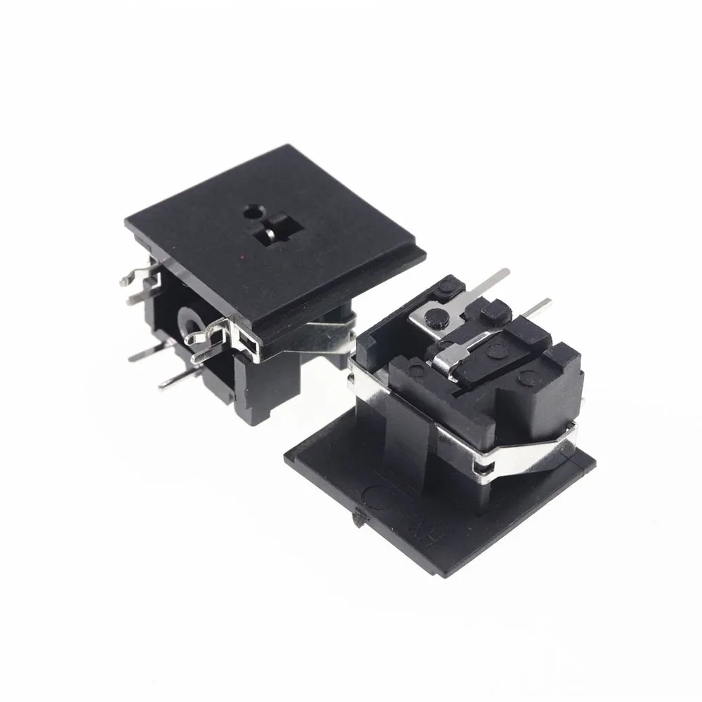 100 pcs 2 Pin DIN Female Socket Solder PCB Panel Mount Right Angle 90 Degree Circular Receptacle Jack Chassis Push-Pull Power